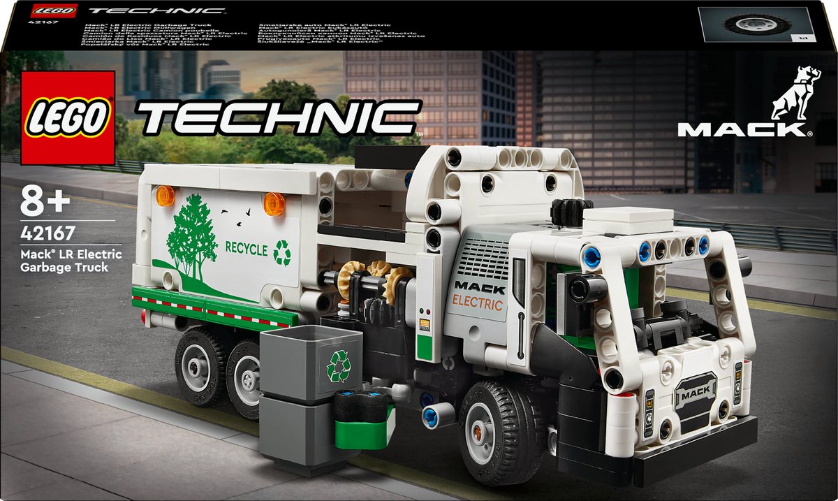 LEGO Technic 42167 Mack LR electric vuilniswagen