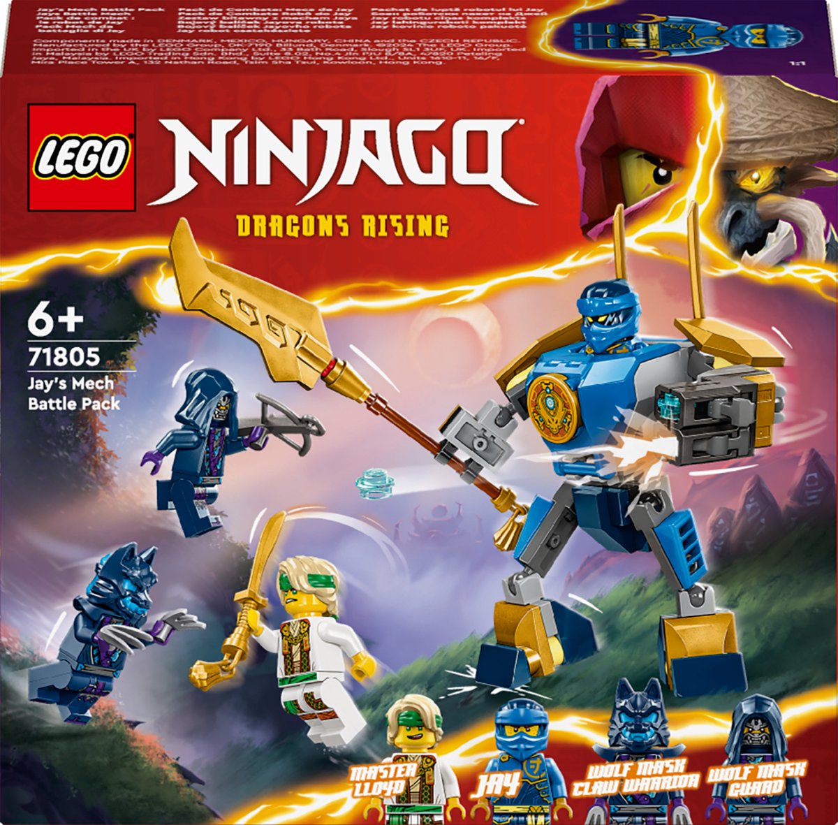 LEGO Ninjago 71805 Jay's mecha strijd pakket
