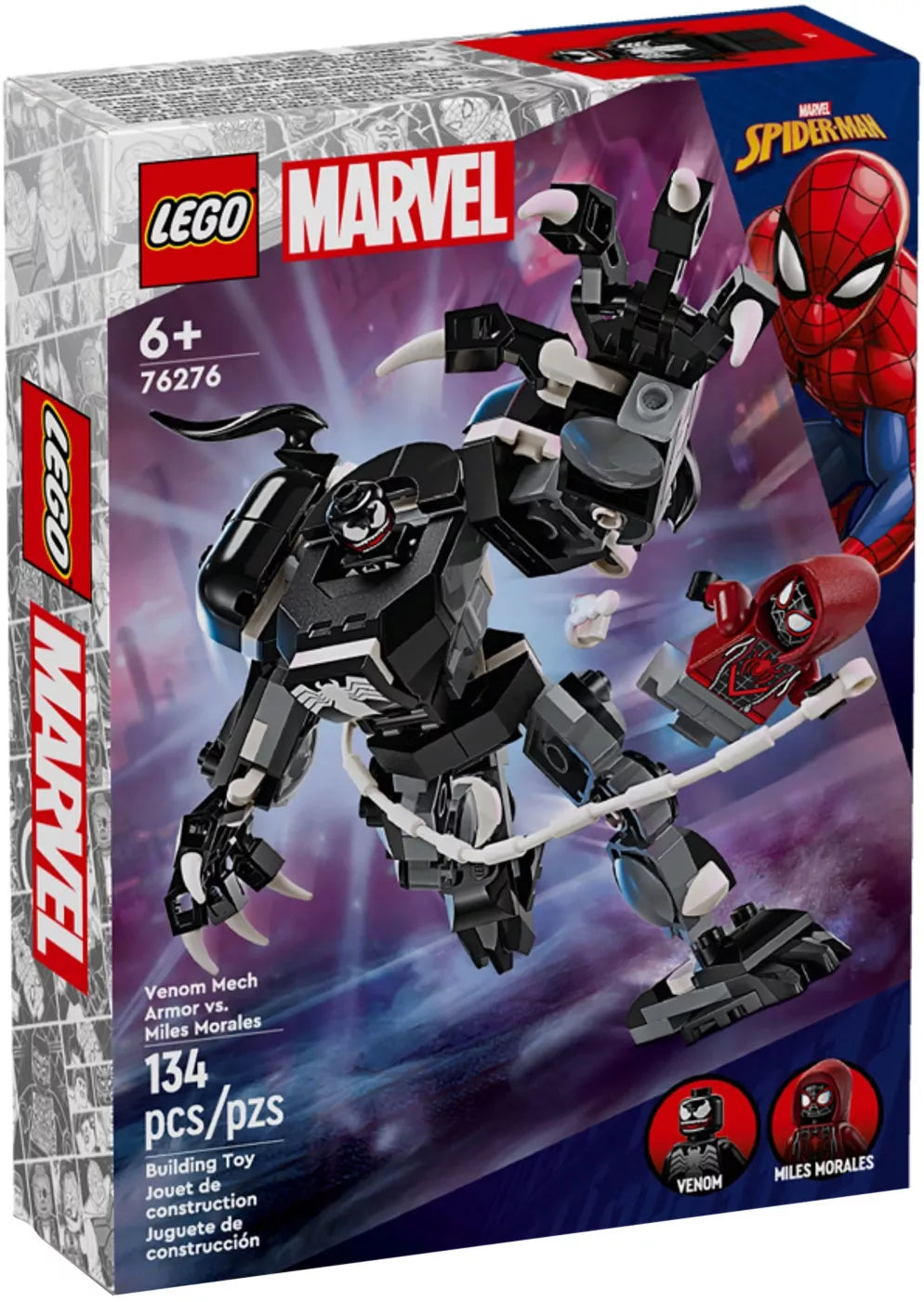 LEGO Marvel 76276 Venom mechapantser vs. Miles Morales