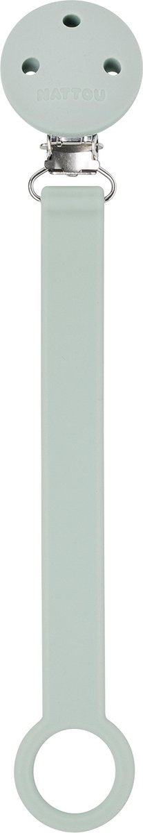 NATTOU Fopspeenhouder silicone - salie groen