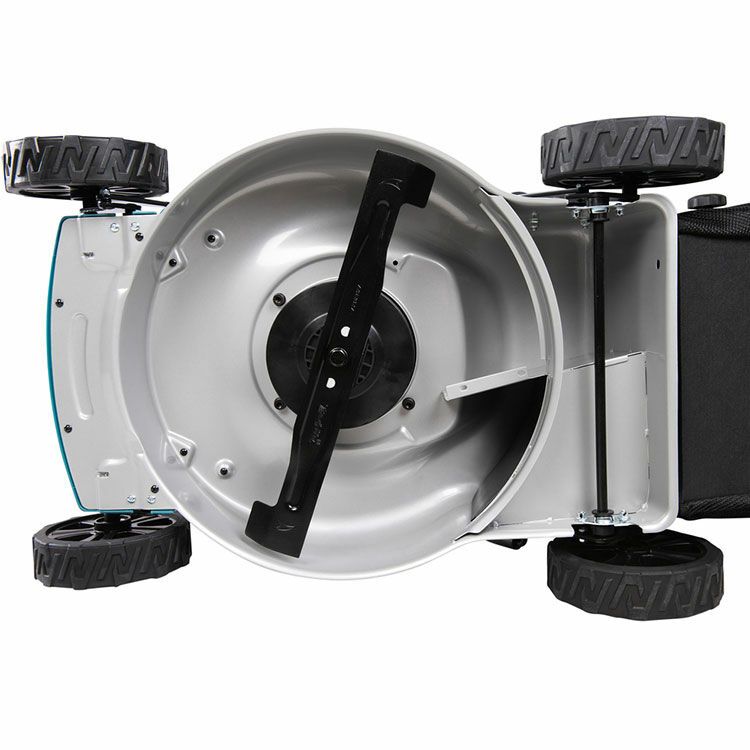 MAKITA accu grasmaaier 46cm 2x18V-5.0AH 2 accu, duo snellader