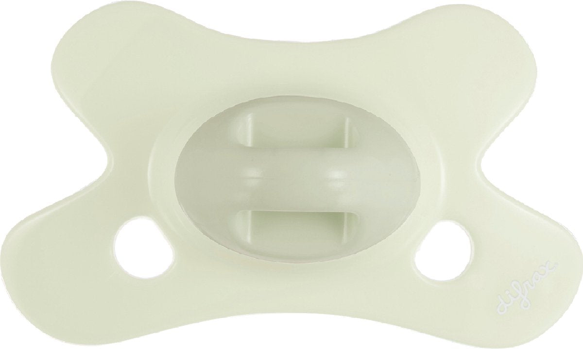 DIFRAX Fopspeen Natural 0-6M SE - lime e merald
