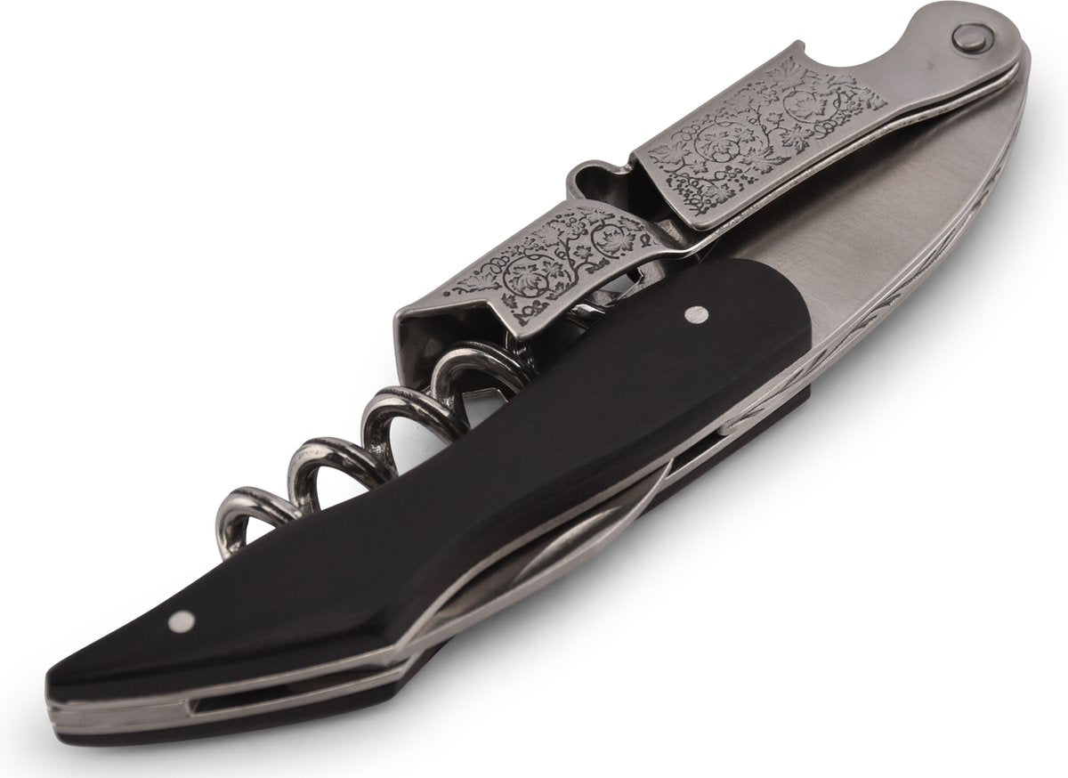 S&P Bar - Kurkentrekker 12cm - zwart