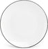 BONBISTRO Basic - Dessertbord 20.5cm - black rim - wit