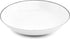 BONBISTRO Basic - Diep bord 21cm - black rim - wit