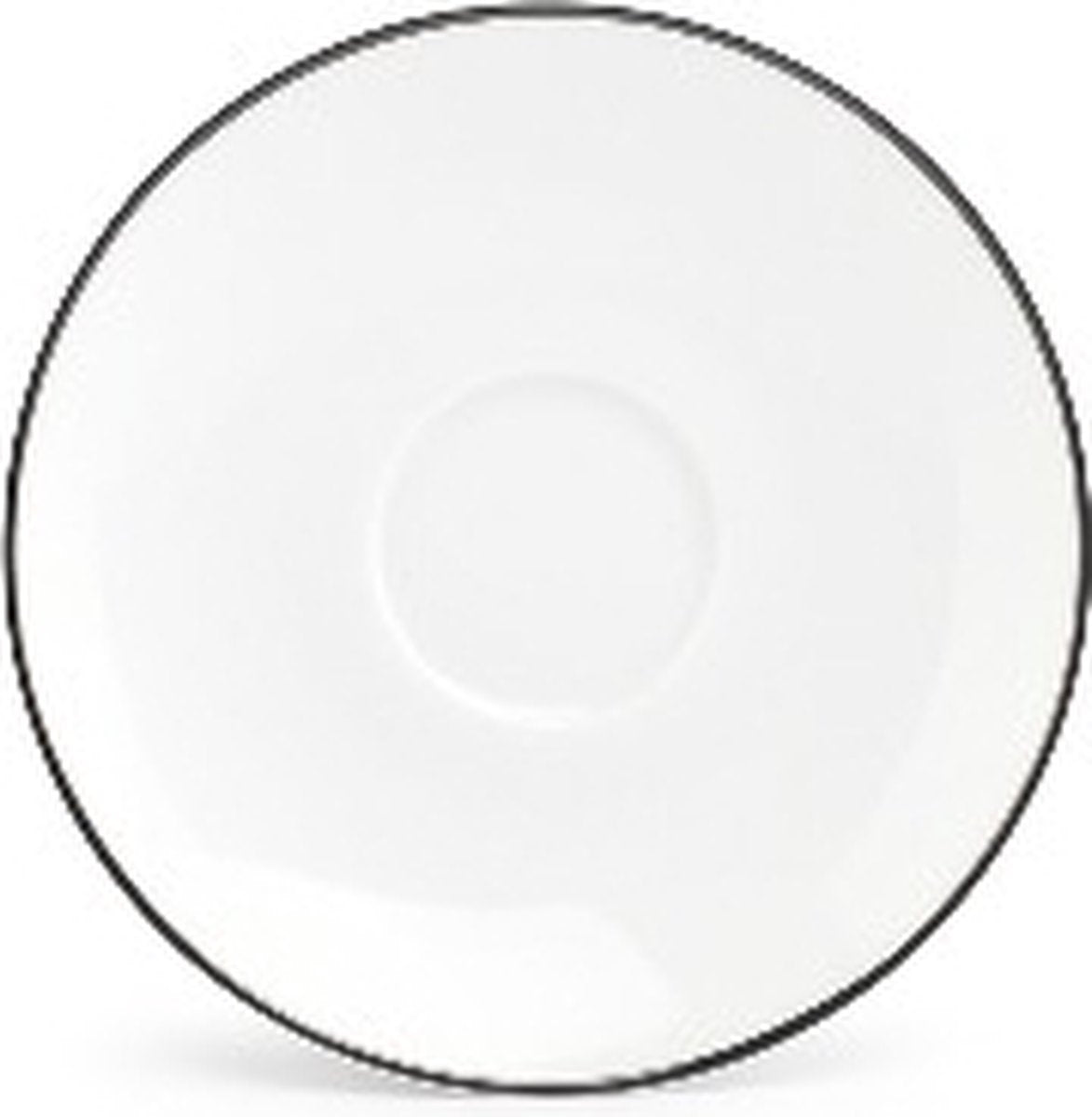 BONBISTRO Basic - Mokkaschotel 12.5cm - black rim - wit