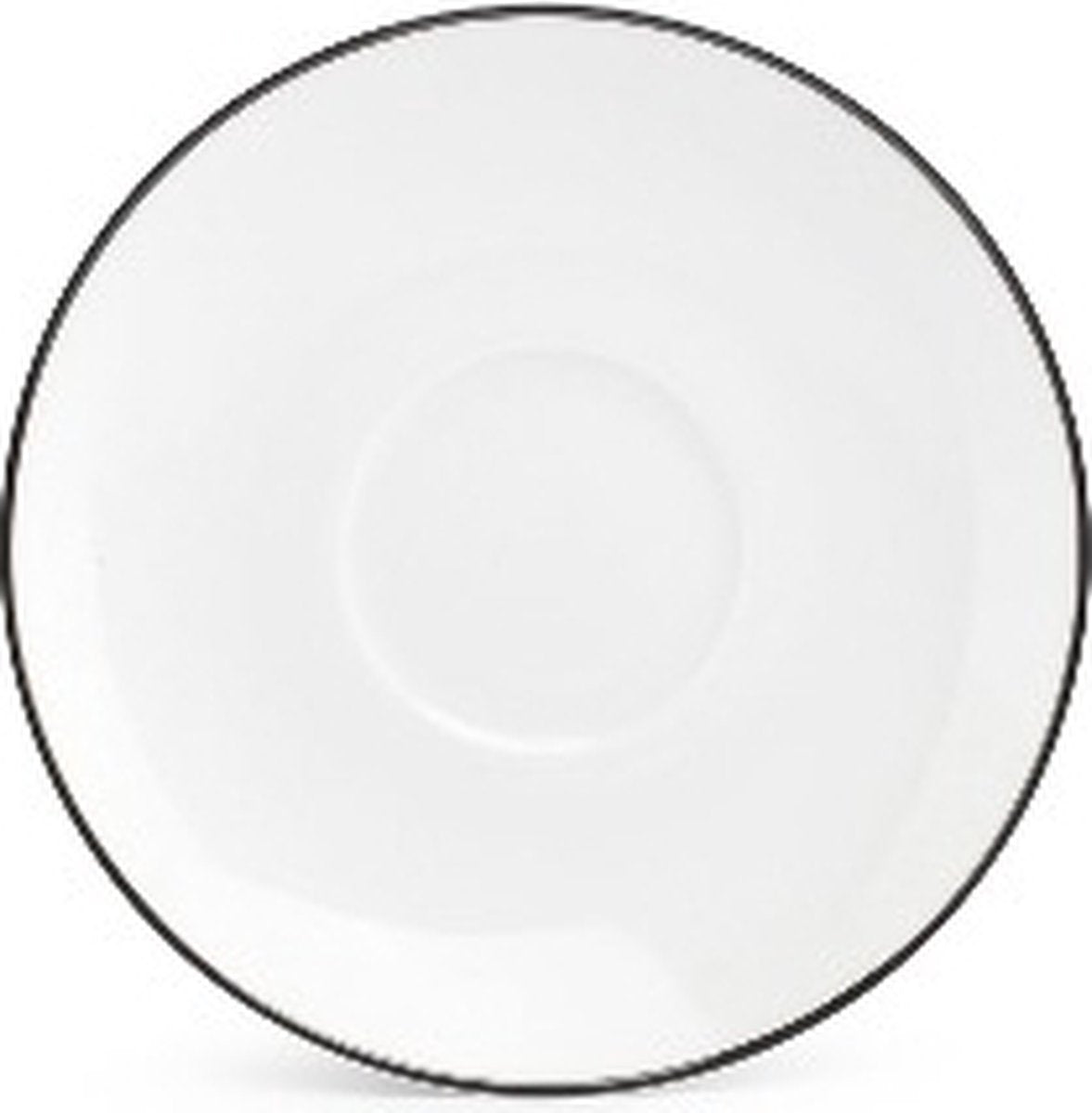 BONBISTRO Basic - Onderbord 14cm - black rim - wit