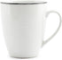 BONBISTRO Basic - Beker 38cl - black rim - wit