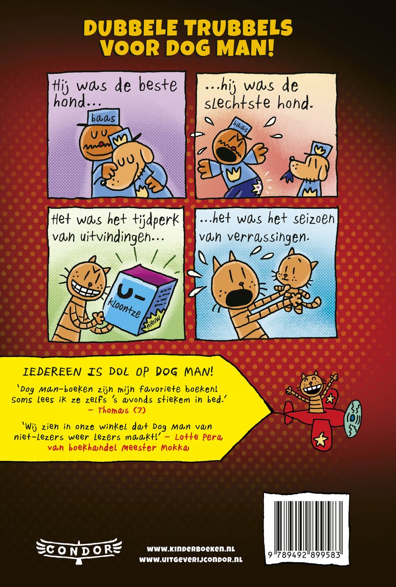 Dog Man en de gekloonde kat - Dav Pilkey