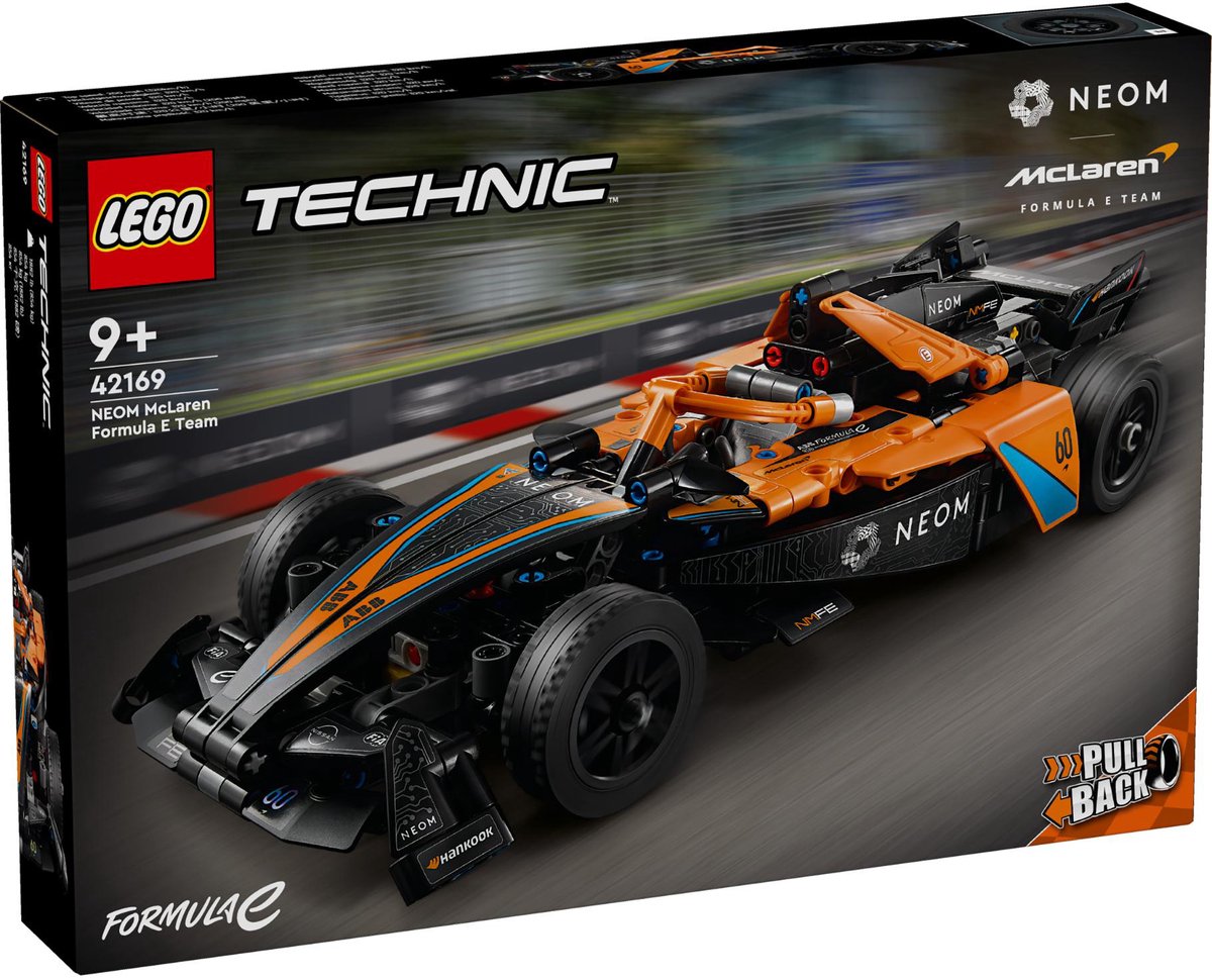 LEGO Technic 42169 Neom McLaren Formula E racewagen