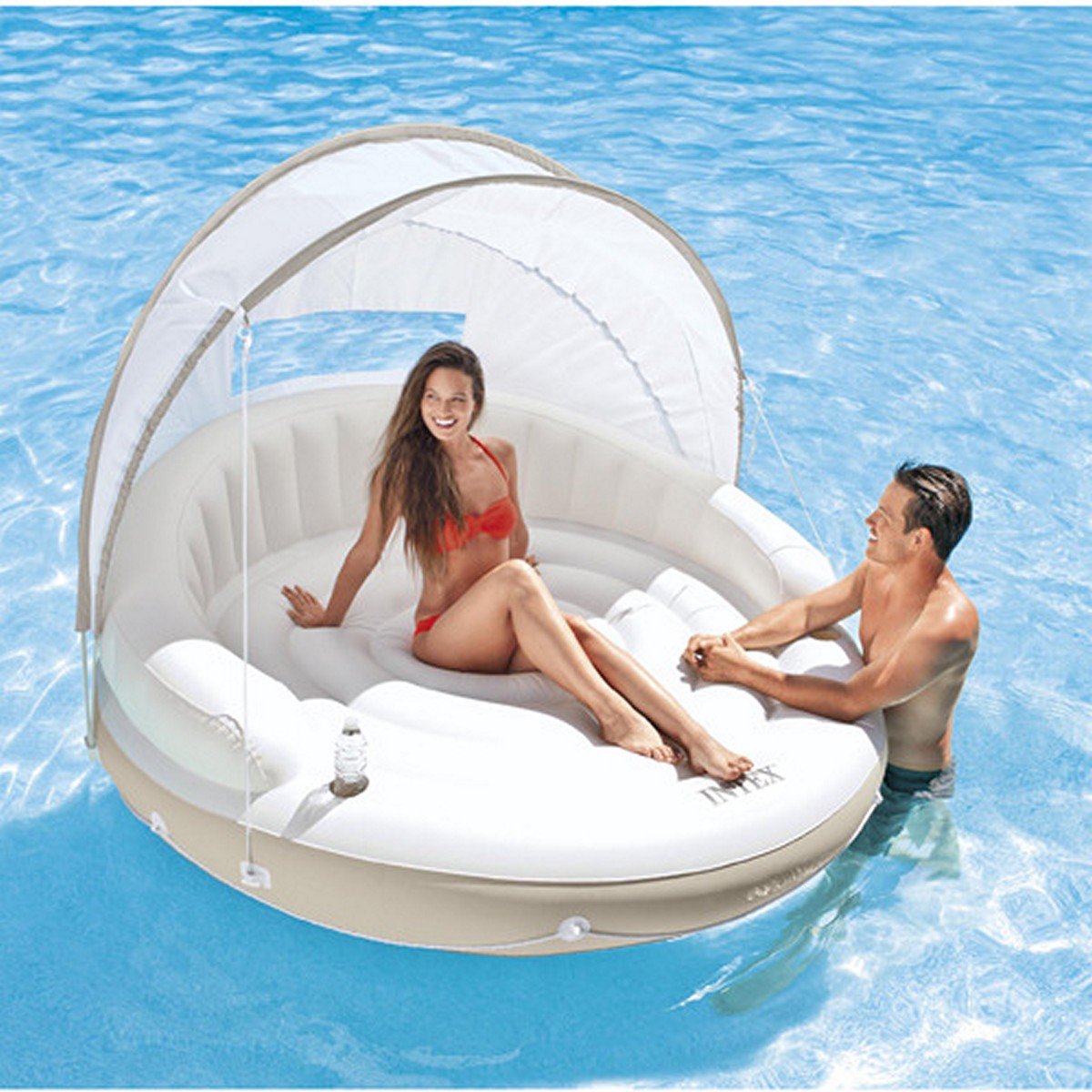 INTEX - Canopy drijvende eiland - 199x150cm