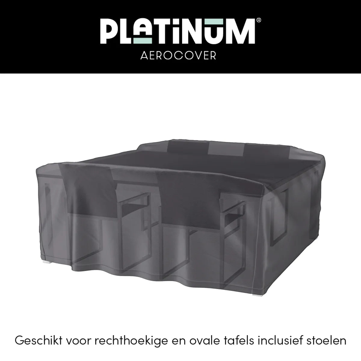 AEROCOVER Beschermhoes voor dining set voor tuinset 200x150x85cm