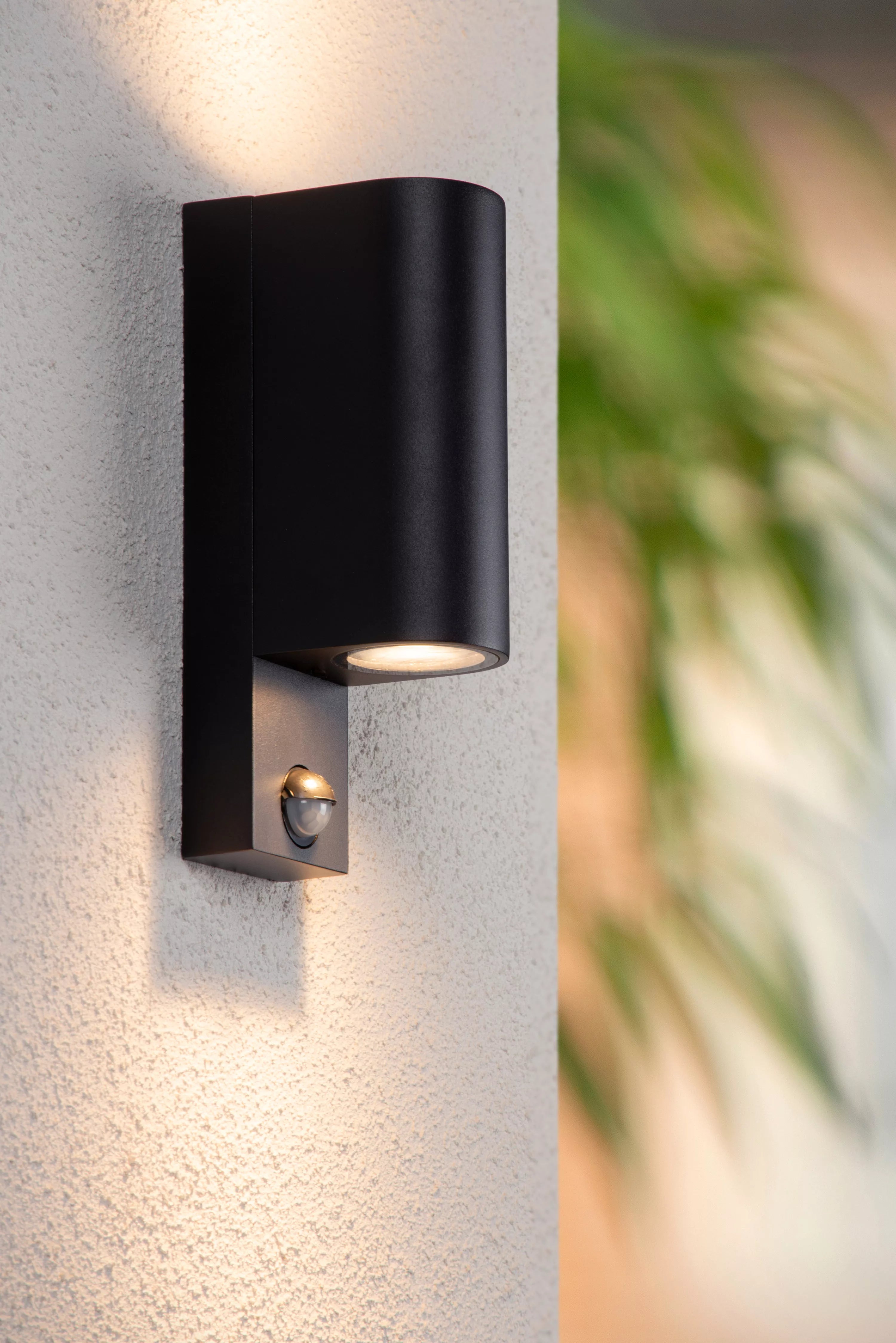 Lucide - ZARO IR wandspot buiten zwart 2XGU10 7W IP65
