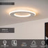 Lucide - AXELLE Plafonniere wit 39.6CM vierkant LED dimb. 24W 2700K