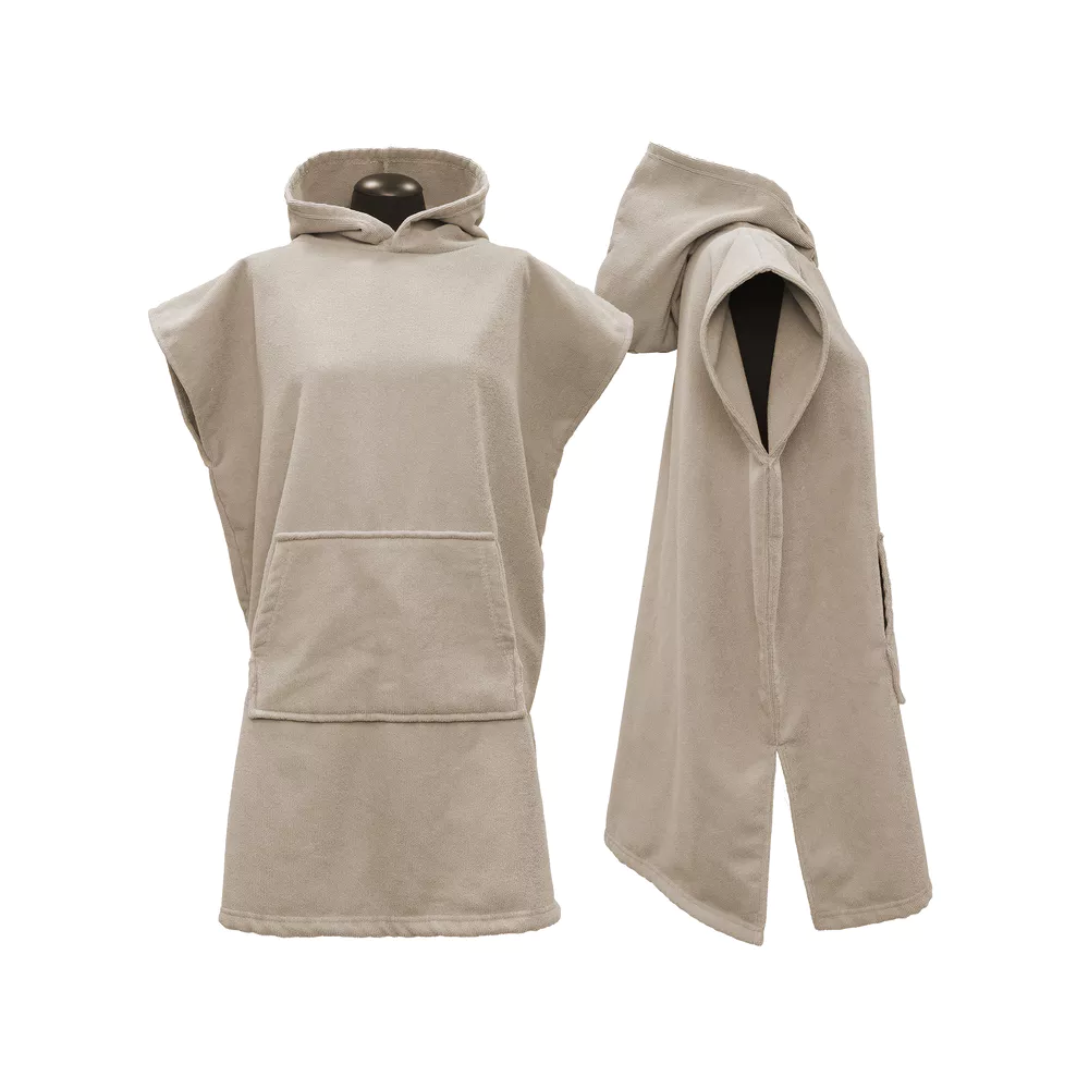 UNIQUE Beach poncho - 80x100cm - stone 8601078STONE