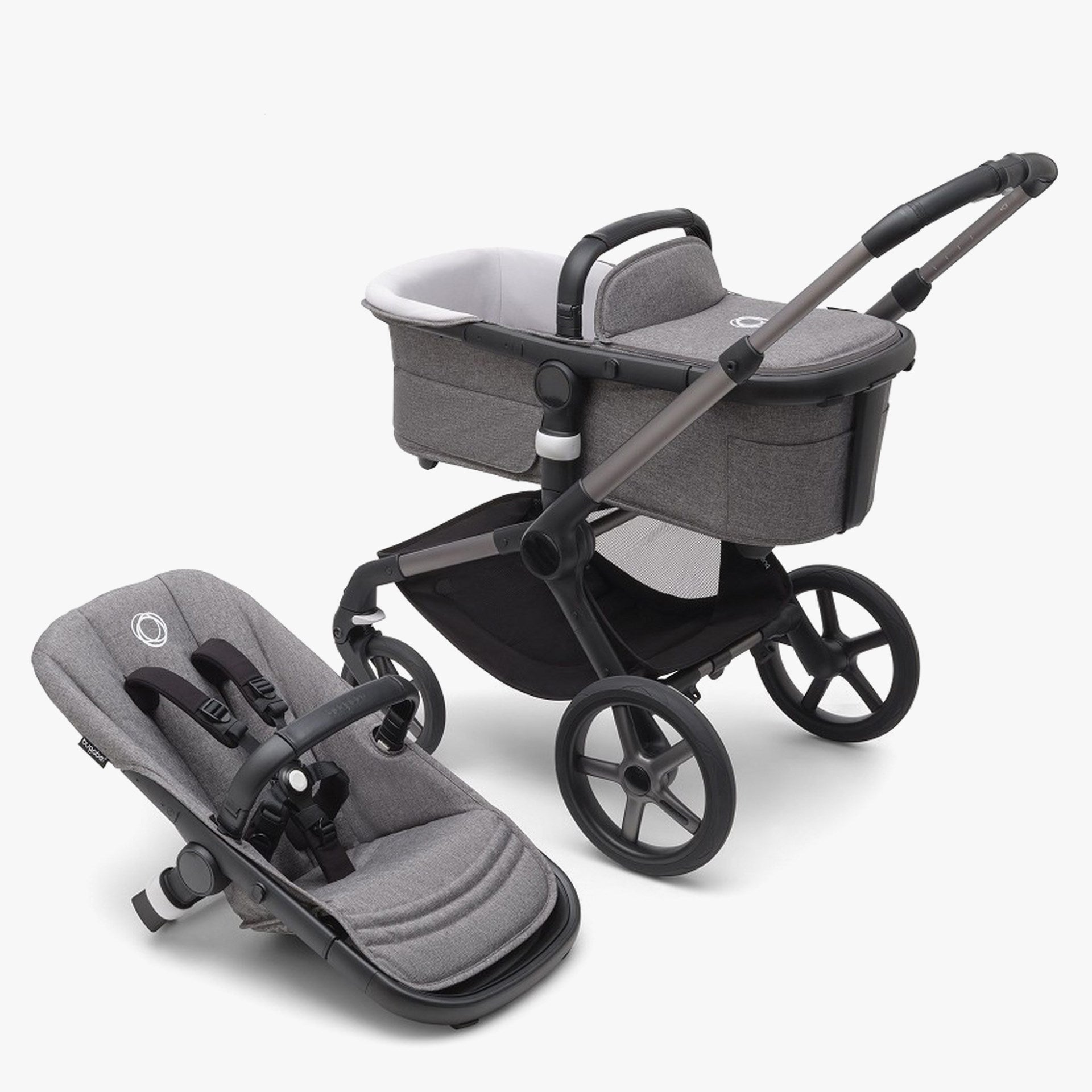 BUGABOO Fox 5 buggy - grafiet/ grijs mel