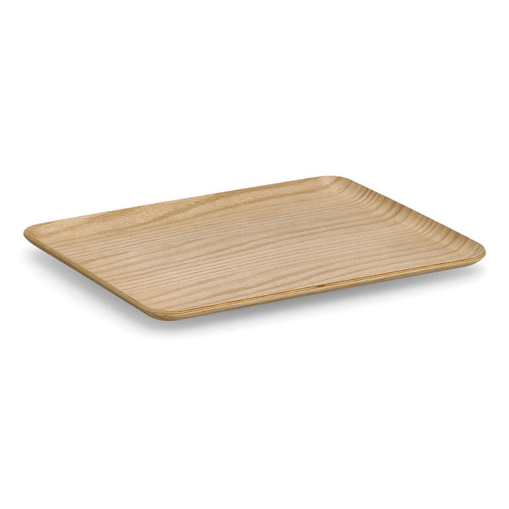 ZELLER Dienblad - 36x28x1.5cm - eik fineer