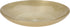 Schaal in glas - dia 40cm - goud kleur