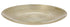 Bord in glas - dia 21cm - goud kleur