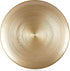 Bord in glas - dia 32cm - goud kleur