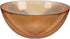 Schaal in glas - 28cm - amber