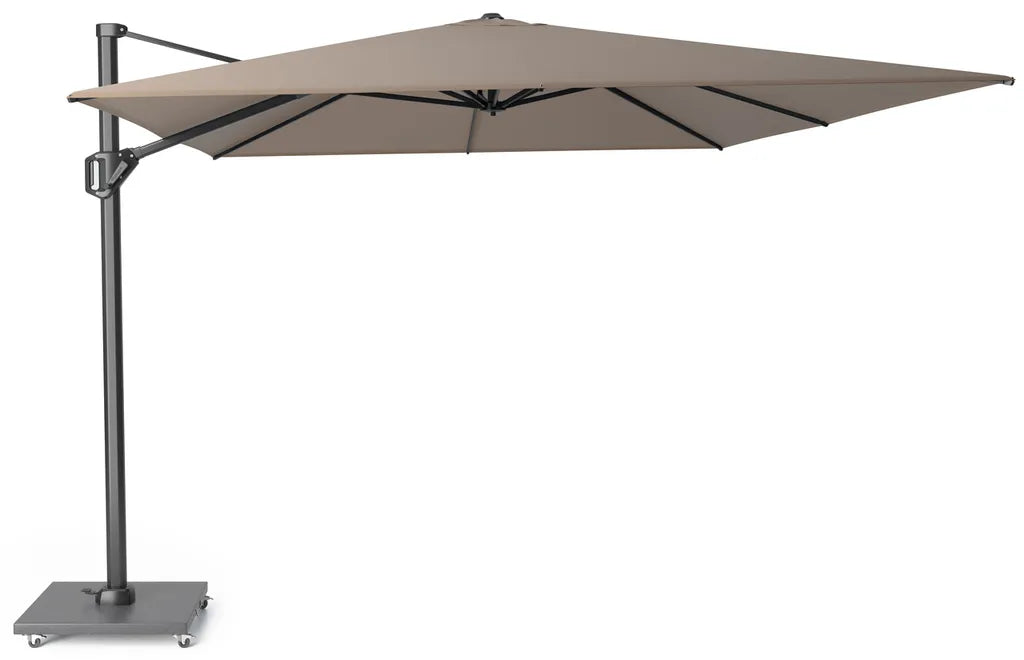 CHALLENGER T1 Premium parasol - 4x3m - havanna/ antraciet excl. voet