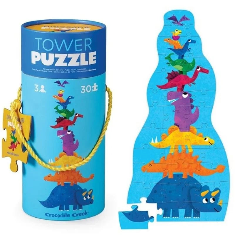 CROCODILE CREEK Torenpuzzel 30st. - Dinosaurussen