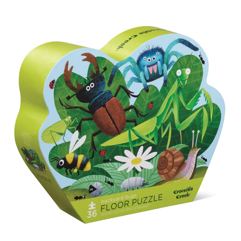 CROCODILE CREEK Puzzel 36st. - Insecten in de achtertuin