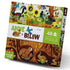 CROCODILE CREEK Boven- en onderpuzzel 48st. - Ontdekking van de achtertuin