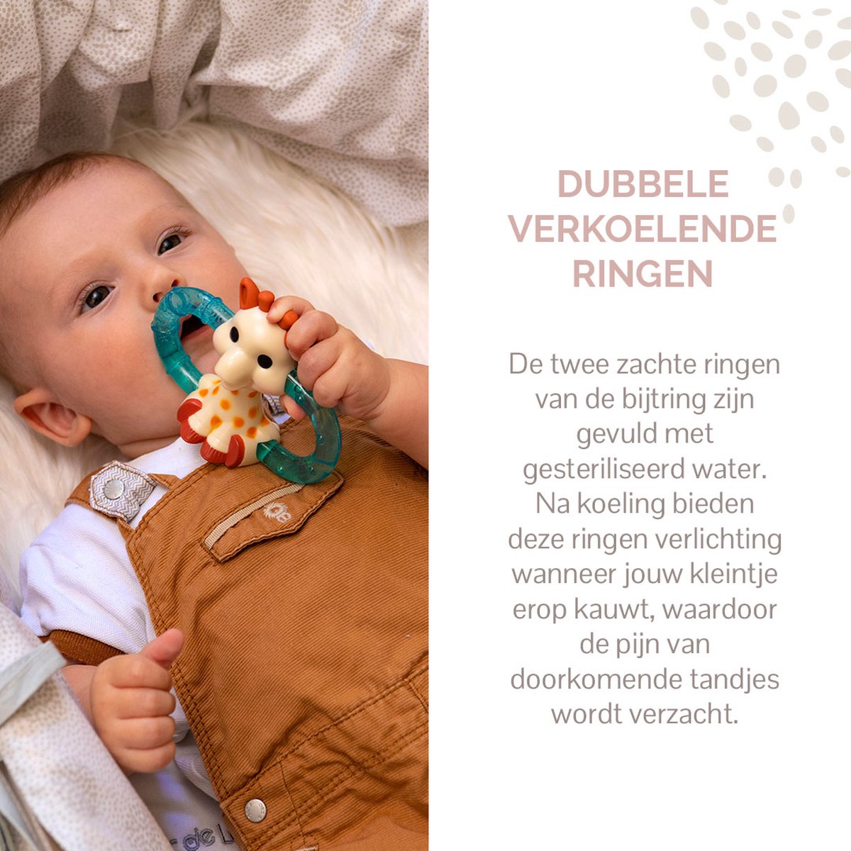 Vulli dubbele koelbijtring - Sophie de Giraf