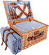 COSY&TRENDY Picknickmand voor 4 personen met laken  tu uc