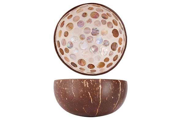 NOYA Kokosnoot bowl 14cm - brown pearl