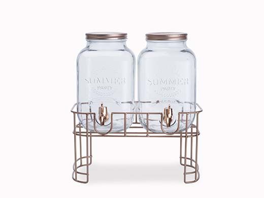 COSY&TRENDY Sapdispenser m/voet - 2x3.5L