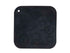 Onderzetter/ panlap silicone - 17x17cm - pan design zwart silicone
