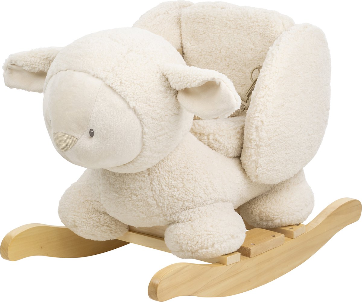 NATTOU Teddy schommelpaard - schaap ecru