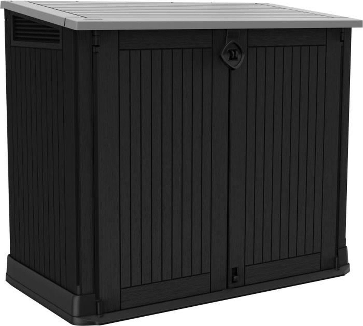 KETER Store it out opbergbox 880L-zwart/ grijs MIDI tuinkist kussenbox132X74X11cm