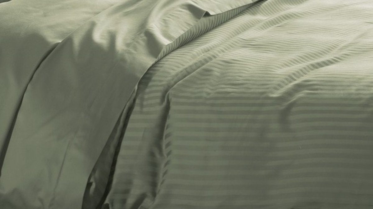 HECKETTLANE Banda dekbedovertrek - 140x220cm - laurel green