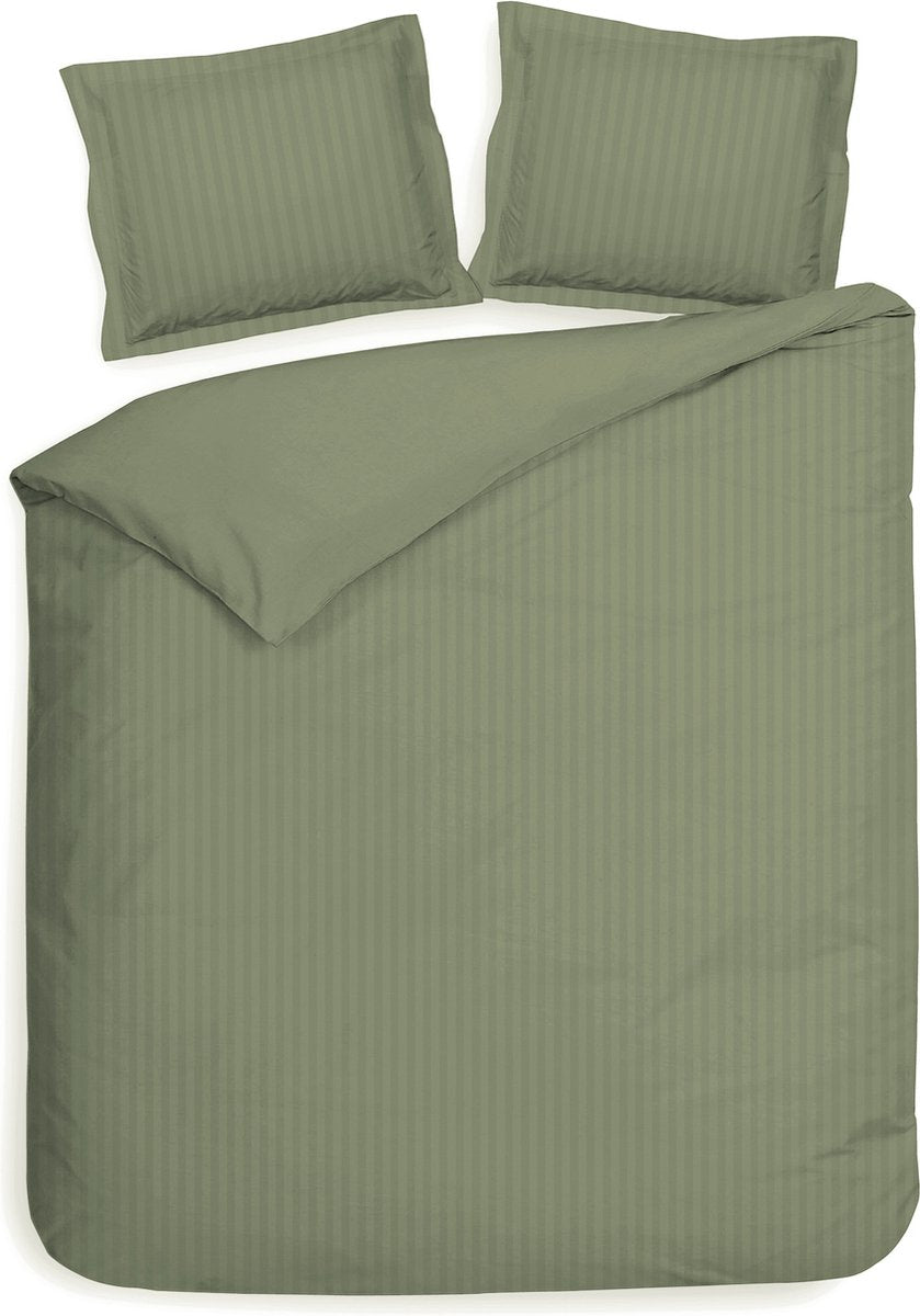 HECKETTLANE Banda dekbedovertrek - 260x220cm - laurel green