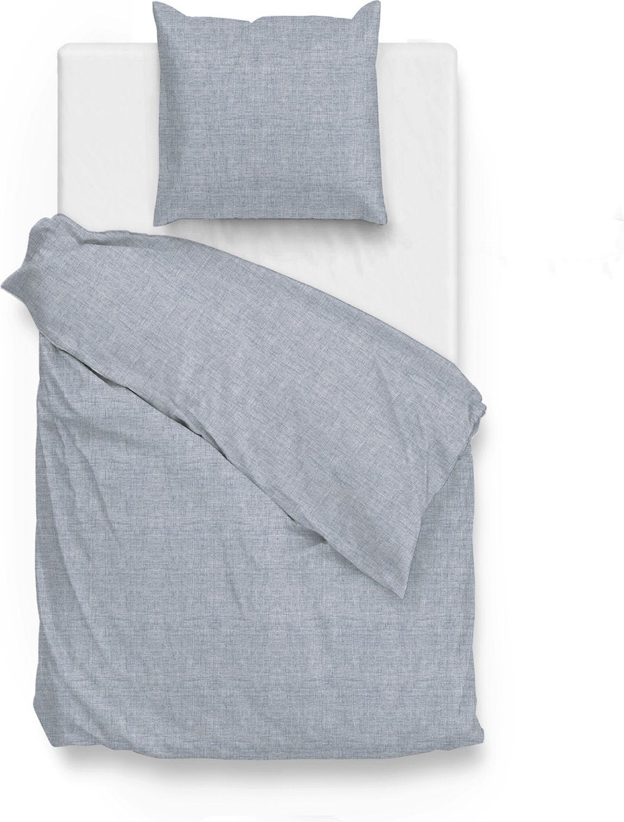 ZOHOME Lino dekbedovertrek - 140x220cm - denim