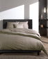 ZOHOME Lino dekbedovertrek - 200x220cm - palm taupe