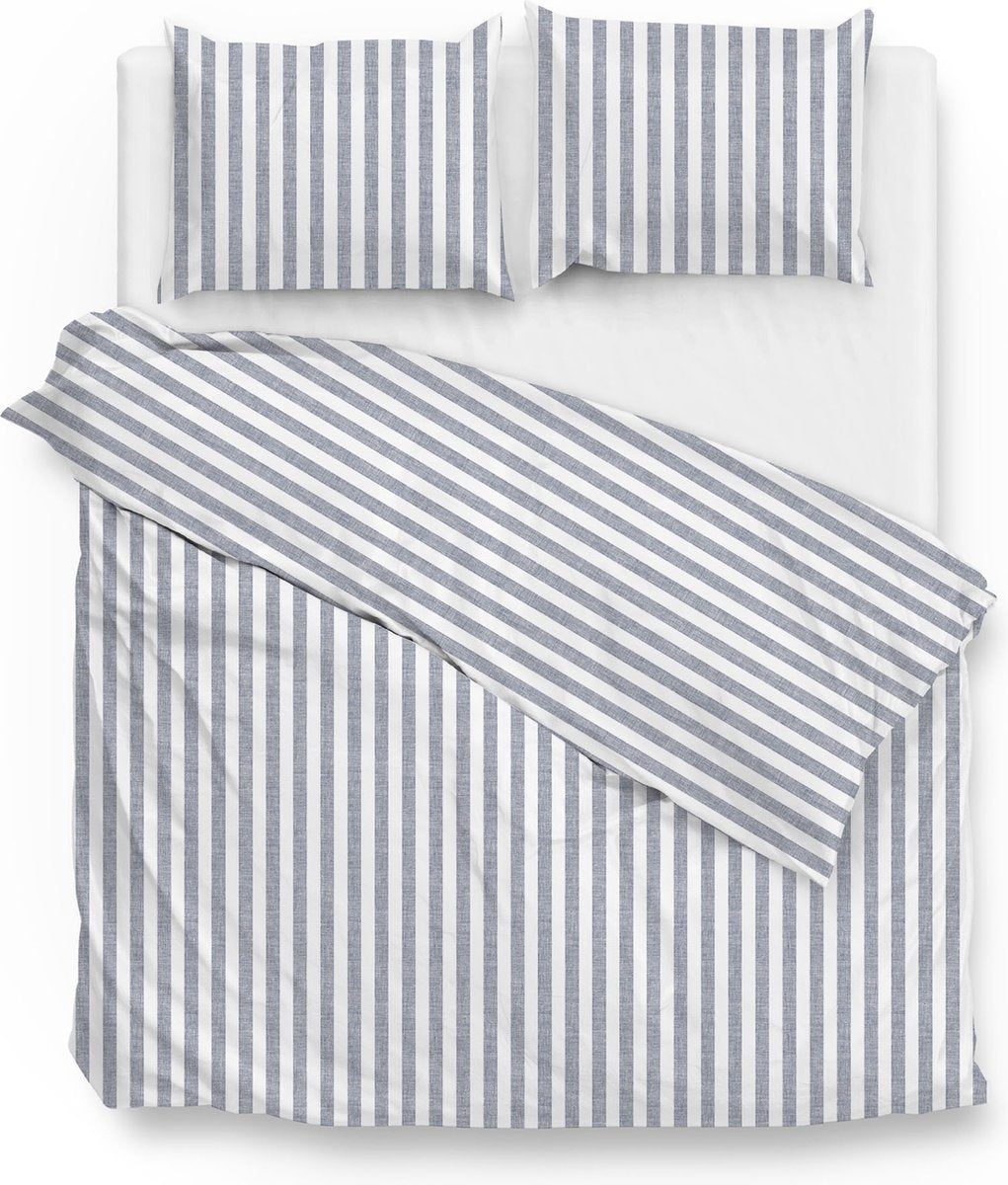 ZOHOME Banda di Lino dekbedovertrek - 240x220cm - denim