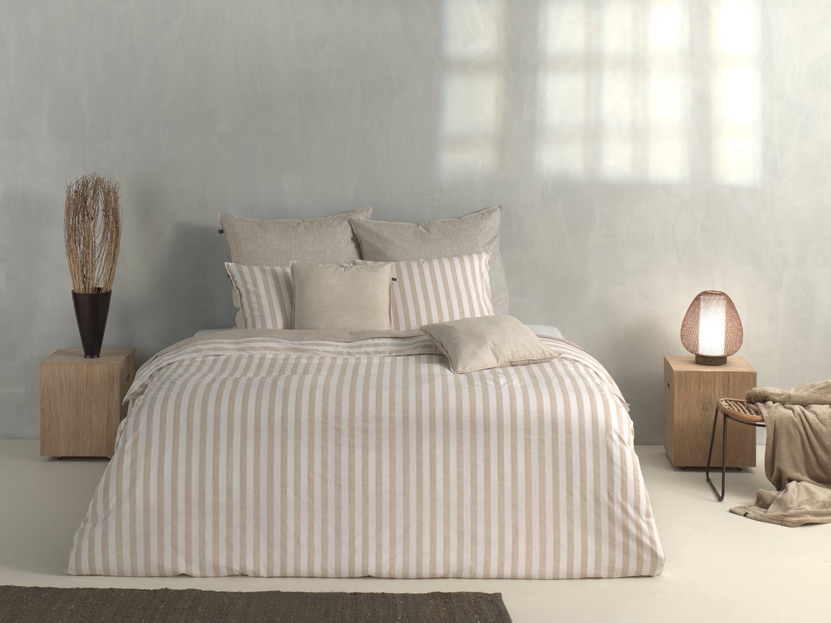 ZOHOME Banda di Lino dekbedovertrek - 240x220cm - sandy beige
