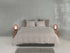 ZOHOME Banda di Lino dekbedovertrek - 200x220cm - palm taupe
