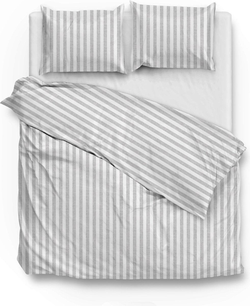 ZOHOME Banda di Lino dekbedovertrek - 240x220cm - dove grey