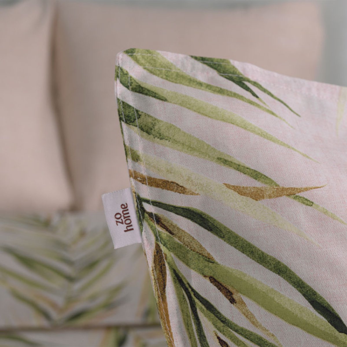 ZOHOME Palma dekbedovertrek - 140x220cm- beige
