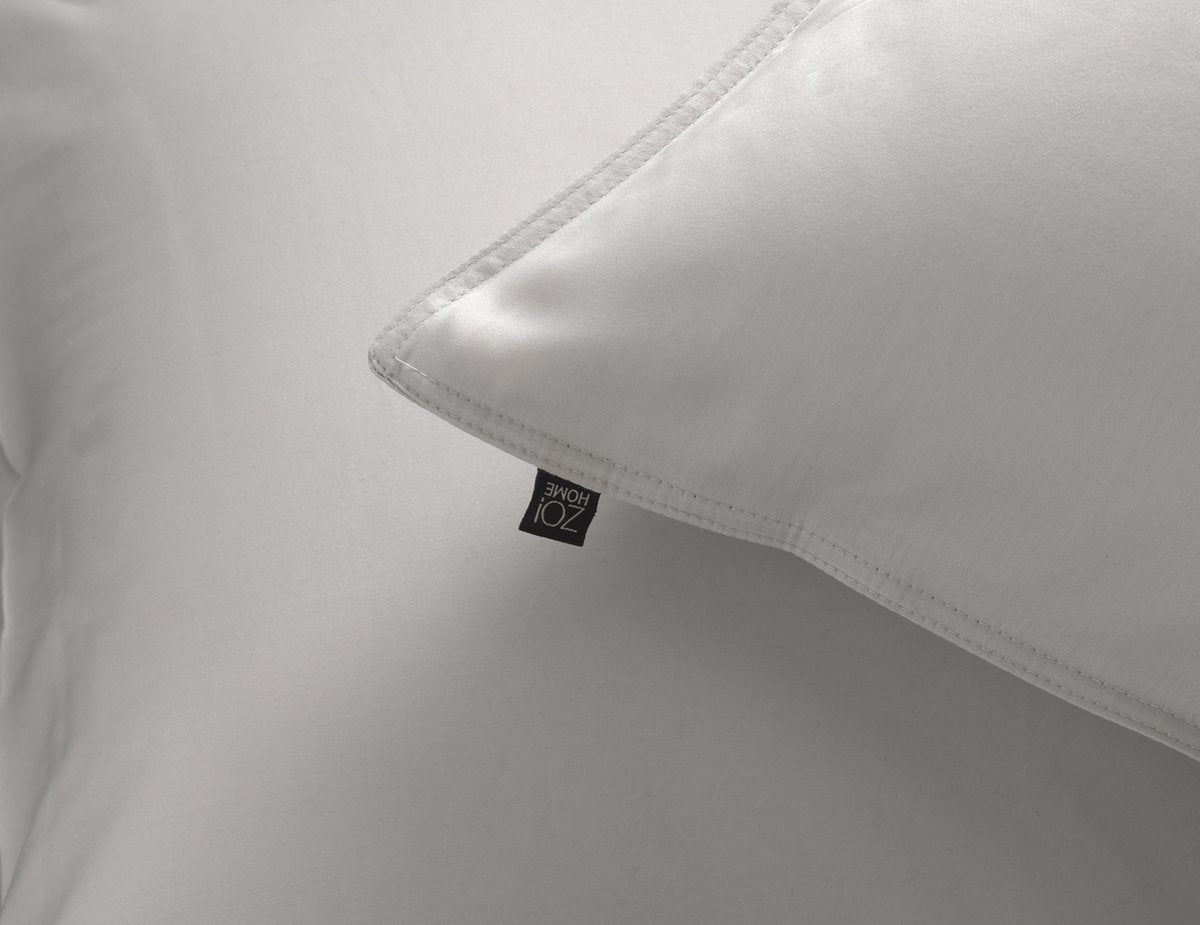 ZOHOME Satinado dekbedovertrek - 200x220cm - ash grey