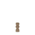 RIVERDALE Emily kandelaar 10cm - mat zand zand           (excl. kaars)