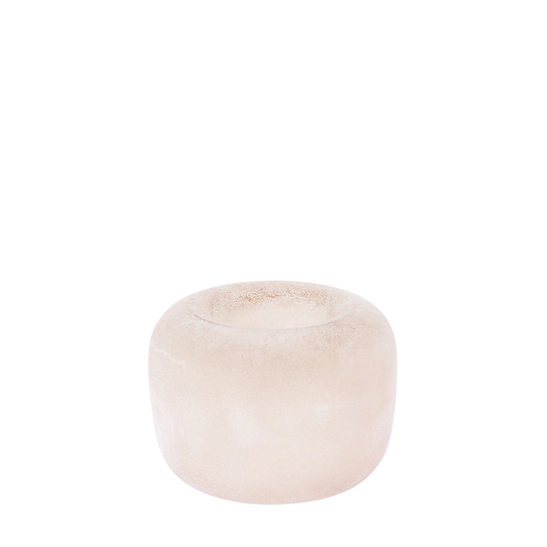 RIVERDALE Coco theelichthouder 12cm - beige