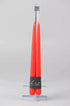 Luz Your Senses Smooth - 2 tafelkaarsen 30cm - kerstrood