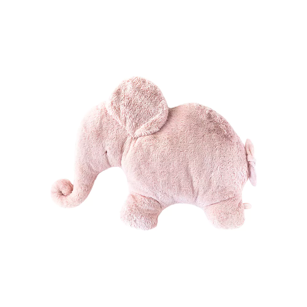 DIMPEL Oscar olifant knuffel kussen - XL 82cm - roze